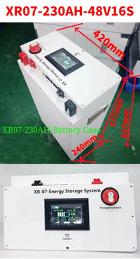 JK Inverter BMS V19 4.3 LCD  XR11-48V280AH 16S 51.2V LiFePO4 Battery Box DIY Kit For EVE CATL 280 310AH Solar Home Energy Storag