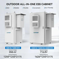 50KW 100KW 200KWh Modular BESS, Integrated Container Solar Battery Commercial Storage System