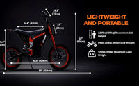 New Fashion2000W 48V 21AH 60km/h Mountain E Motorcycle Aluminum Alloy Dirt Bike 14"/12" Fat Tire Off-road Motorcycles New Energy
