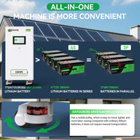 TCBWORTH 48V(51.2V) 314Ah Lithium Battery,200A BMS with CAN,RS485 Communication Interface,for Home Energy Storage,Solar System