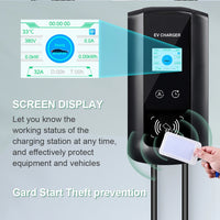 IPENGEN EV Charging Station 11KW Electric Vehicle Car Charger EVSE Wallbox Wallmount 16A Type2 Cable IEC62196 APP Control