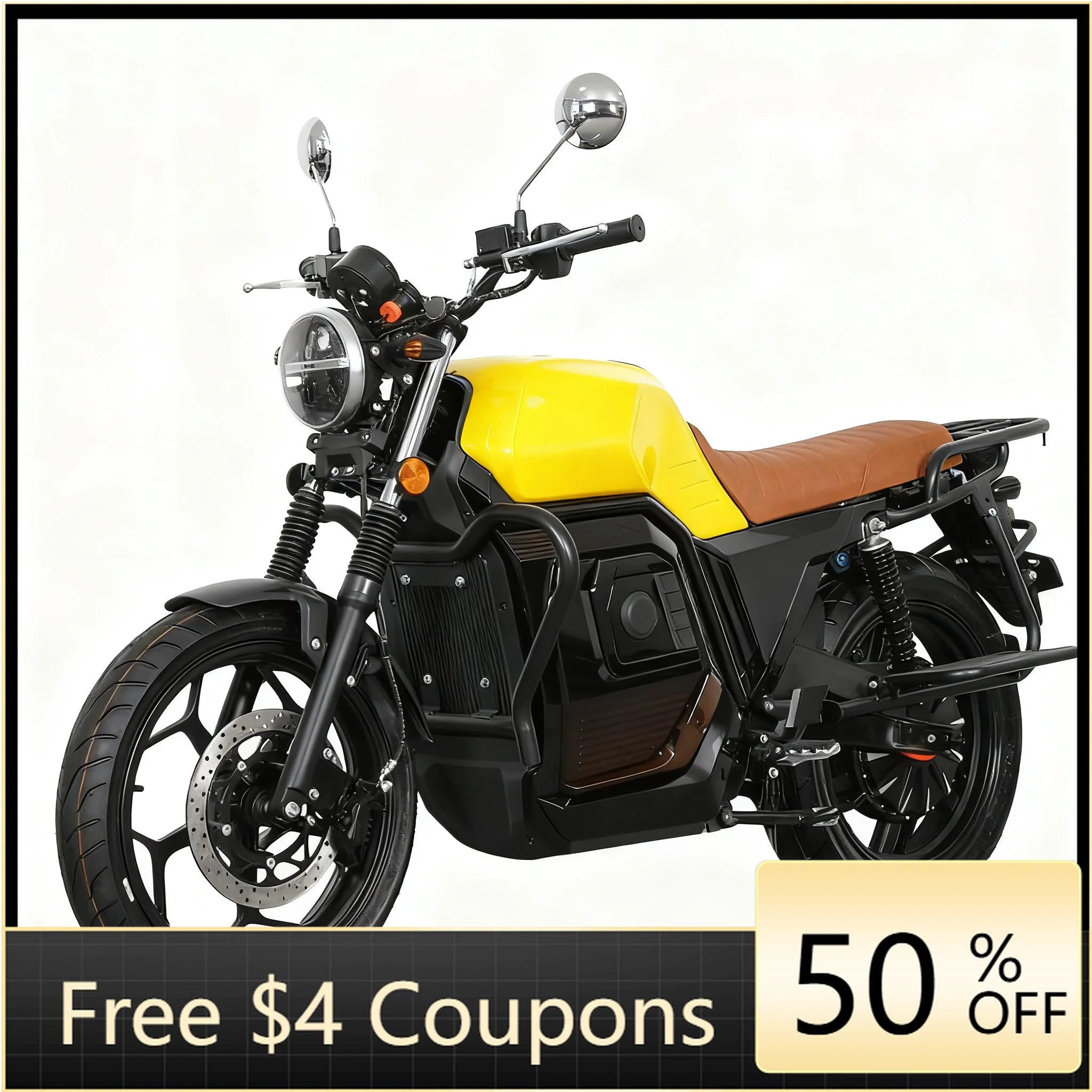 Rs Electric Bicycle Motorcycle Adult High Battery Life Lithium Battery 72V 5000W Output and Powerful Load Capacity Maximum Speed