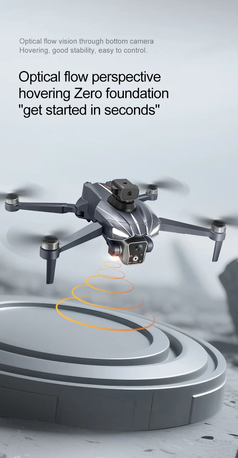 K18MAX GPS Drone 8K HD Camera 4.5 Inch Screen Remote FPV Smart Obstacle Avoidance Auto Return Foldable Quadcopter Birthday Gift