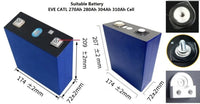 JK Inverter BMS V19 4.3 LCD  XR11-48V280AH 16S 51.2V LiFePO4 Battery Box DIY Kit For EVE CATL 280 310AH Solar Home Energy Storag