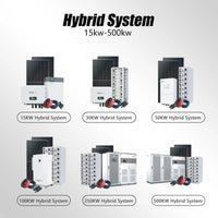 Complete 20kw Solar System 5kw 10kw 12kw 15kw Solar Energy System 20 kw Hybrid for Home Use With EU Certification