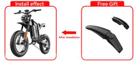 EKXBike X21 Readygo Adult E-bike 2000W Powerful Motor 48V35AH Battery 55km/h Speed 20'x4.0 Tires Ideal for Snow Mountain Terrain