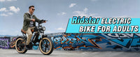 RIDSTAR Luxe30-25 Electric Bike for Adults Motor 2000W Max 34MPH Battery 48V 25Ah 20" Electric Dirt Bike Hydraulic 7-Speed