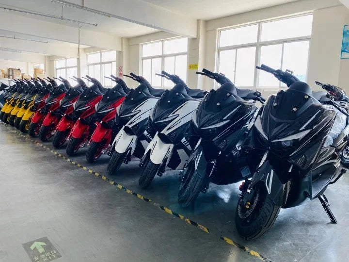 SXLL New 2000W 3000W 5000W electric scooter 72V 50AH steel lithium battery adult travel electric motorcycle