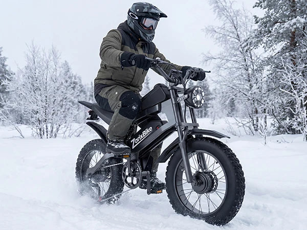 ZorixBike R8 Pro Adult Ebike–3000W Brushless Motor 35MPH 48V 20Ah Lithium-Ion Battery 60–80Mi Range Hydraulic Disc Brakes
