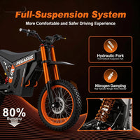 New Fashion2000W 48V 21AH 60km/h Mountain E Motorcycle Aluminum Alloy Dirt Bike 14"/12" Fat Tire Off-road Motorcycles New Energy