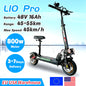 800W Powerful Electric Scooter 48V 13Ah Max Speed 45km/h Long Range 10'' Tires Dual Shock Absorbing Folding EScooter for Adults