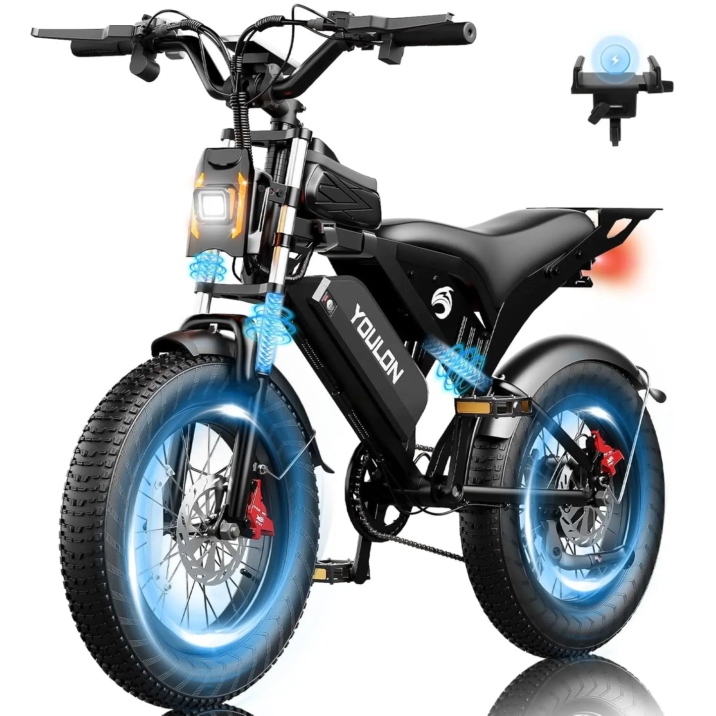 Electric for Adults, 30/38MPH 1500/2000W Peak Motor, 15/20/18/23Ah Long Range Teens Electric EBike with Dual, Customized