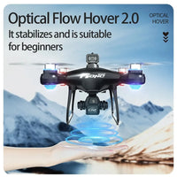 Dual Camera Screen-Controlled Aerial Drone with Cool Night Navigation Lights - Remote Control UAV Toy