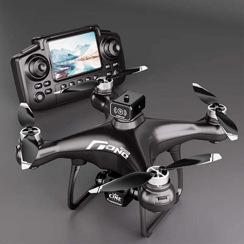 Dual Camera Screen-Controlled Aerial Drone with Cool Night Navigation Lights - Remote Control UAV Toy